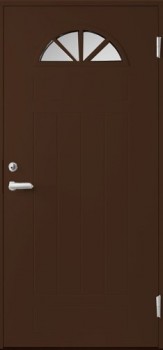 Стальные двери со стеклом с порошковым напылением ST-1196, цена 45 000  руб.