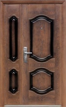 Двухстворчатая входная дверь ДВ-839 с МДФ, цена 49 500  руб.